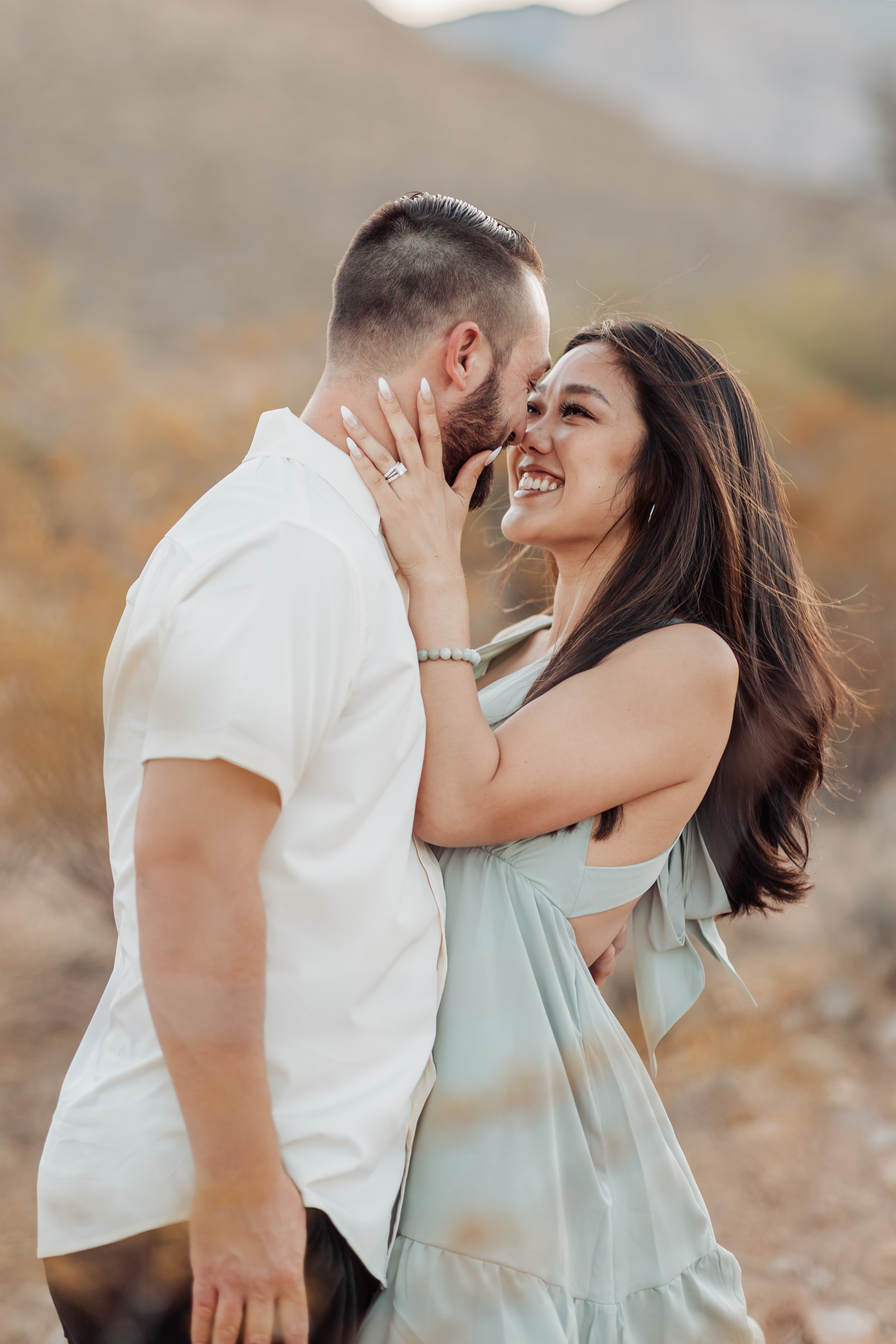 Red Rock Canyon couples photography location near Las Vegas