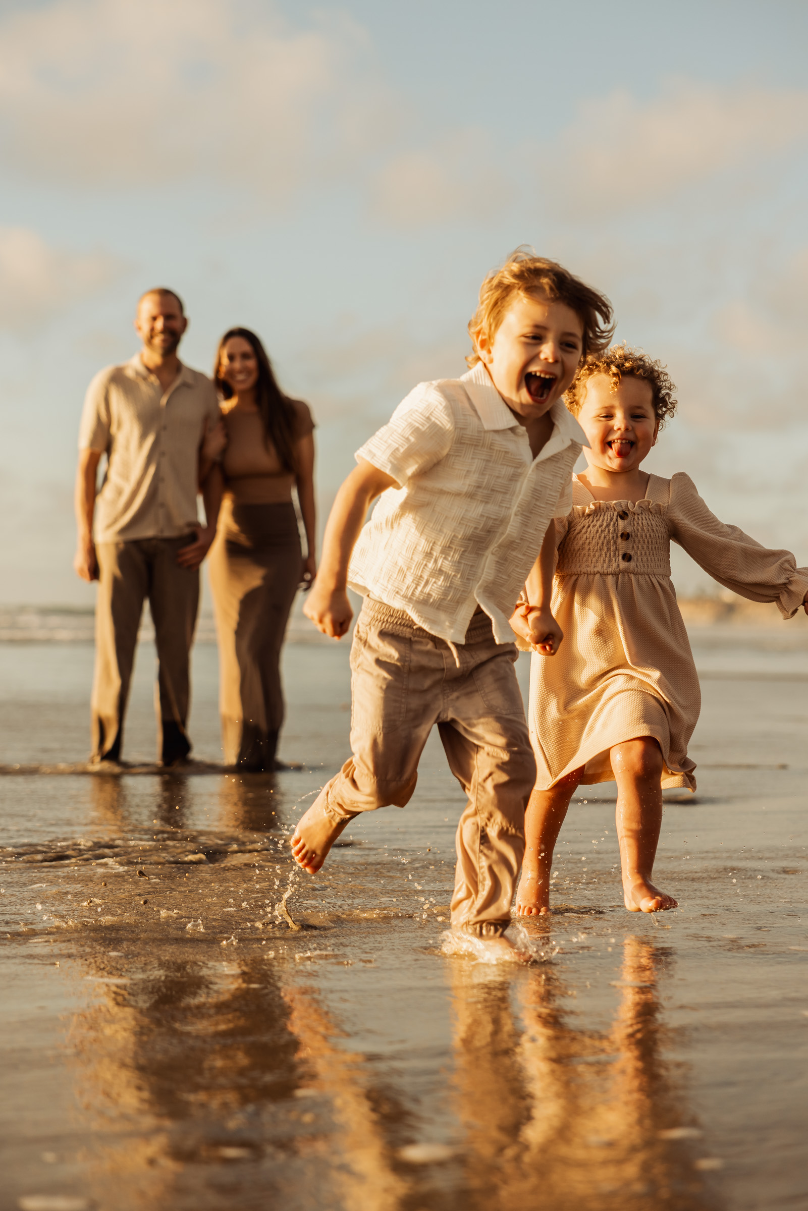 Family photography along the San Diego coast
